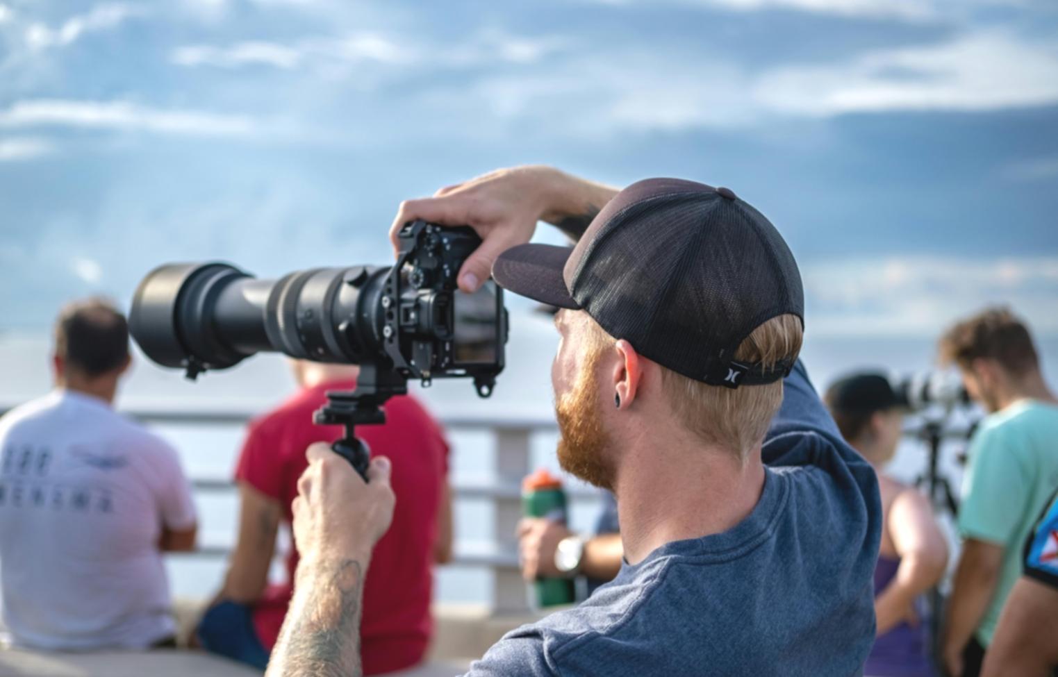 Sessione fotografica in studio con studenti